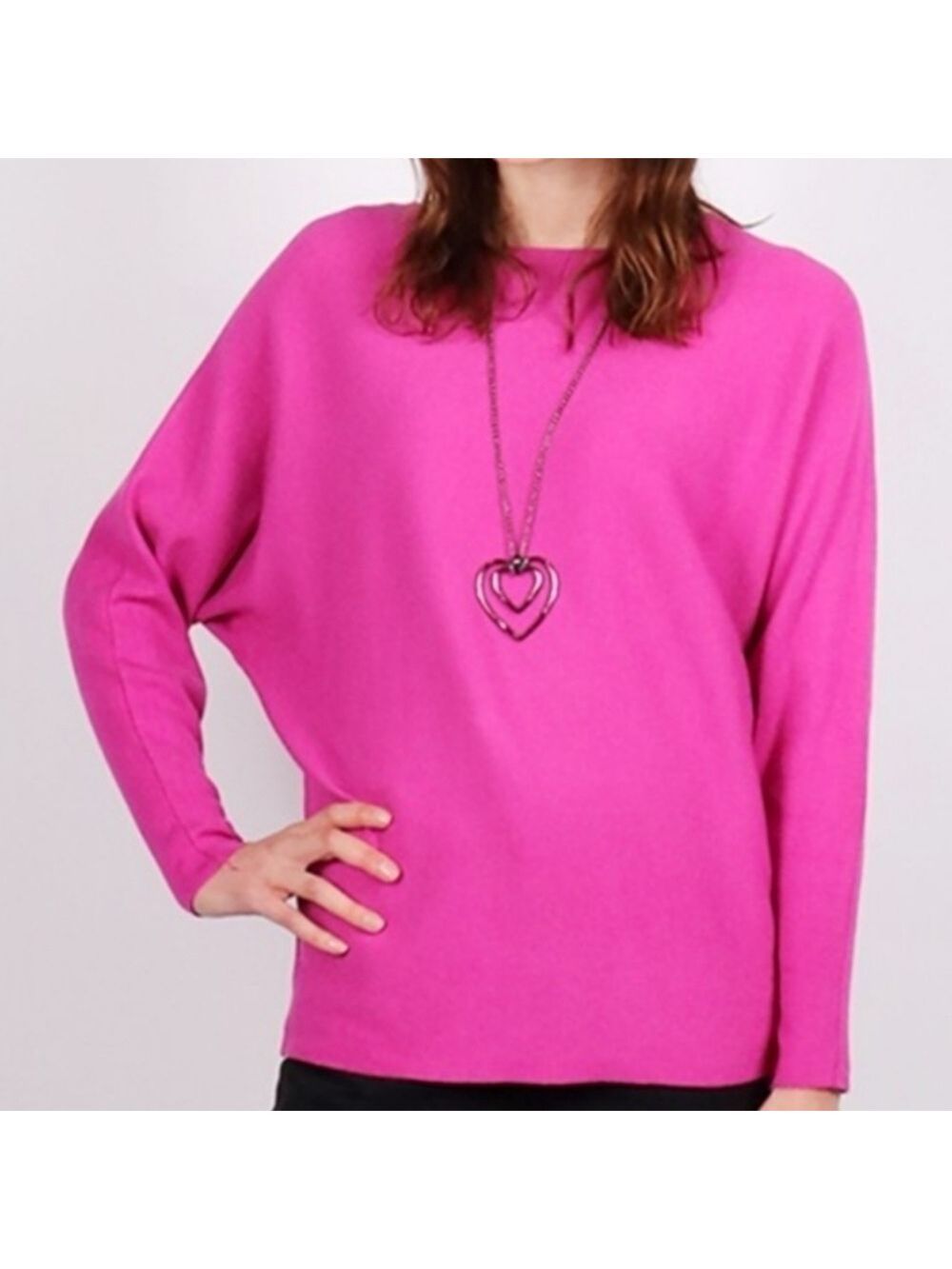 Cotton Blend Pink Sweater Size Large NWT